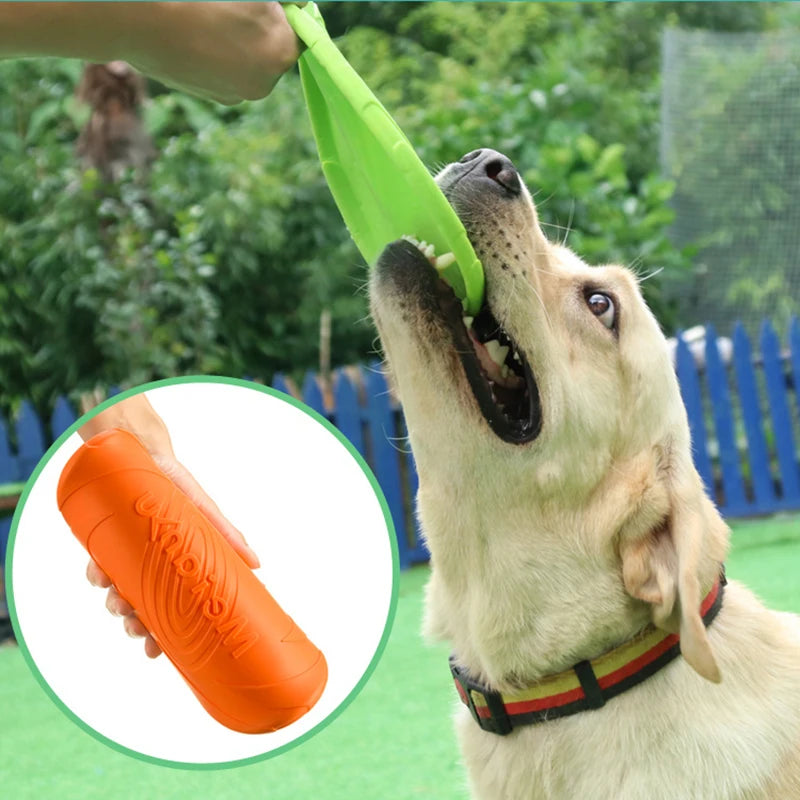 Dog Toys Silicone Flying Disc Multicolor Resistant Chew Toy Outdoor Game & Training