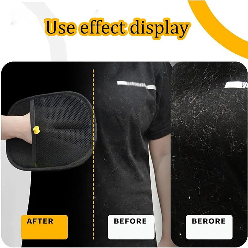 Pet Hair Removal Glove perfect for Dog and Cat hair removal from Sofas, Carpet and clothes.
