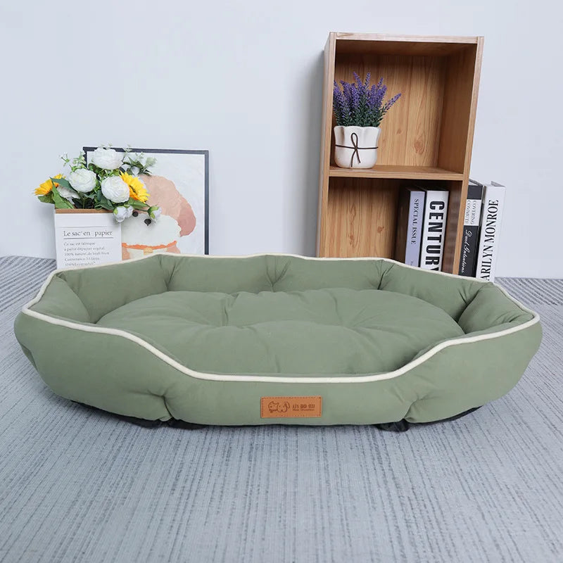 Pet Sofa Bed for Dogs or Cats in different colour & sizes - Pink, Green, Grey, Khaki