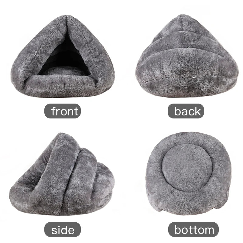 Dog & Cat Soft Beds  - Warm, safe and comfortable. In grey or Pink ONLY, Small, Medium and Large and Washable