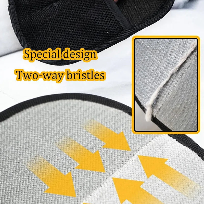 Pet Hair Removal Glove perfect for Dog and Cat hair removal from Sofas, Carpet and clothes.