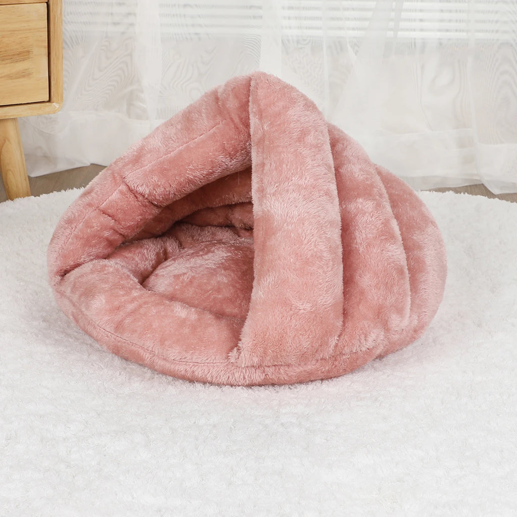 Dog & Cat Soft Beds  - Warm, safe and comfortable. In grey or Pink ONLY, Small, Medium and Large and Washable