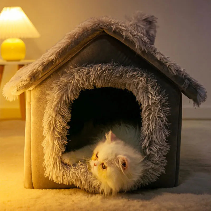 Dog or Cat Kennel Indoor Soft, Cosy & Comfortable Bed House