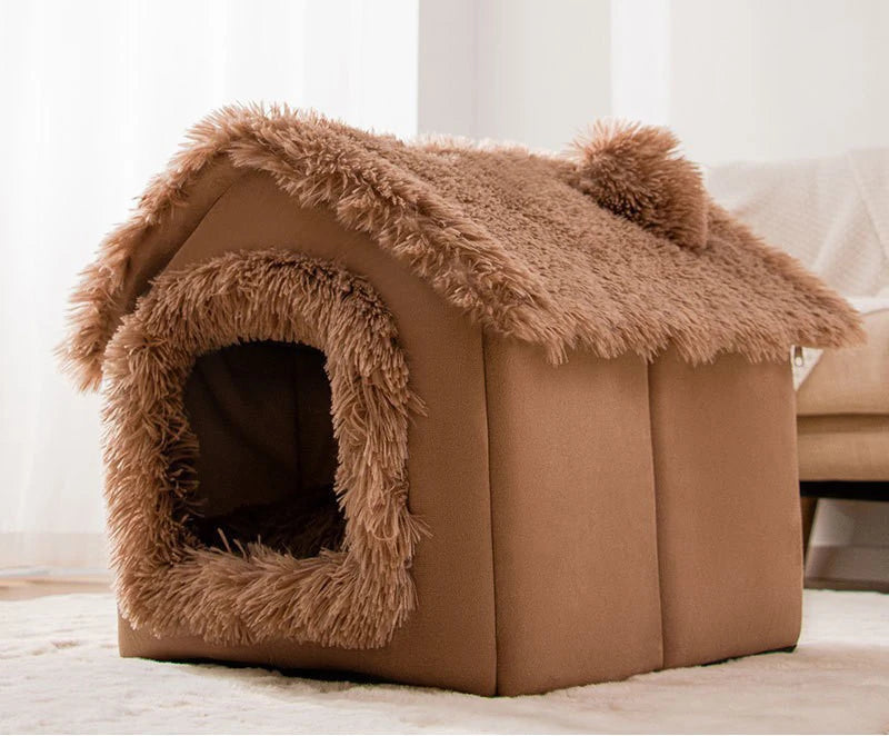 Dog or Cat Kennel Indoor Soft, Cosy & Comfortable Bed House