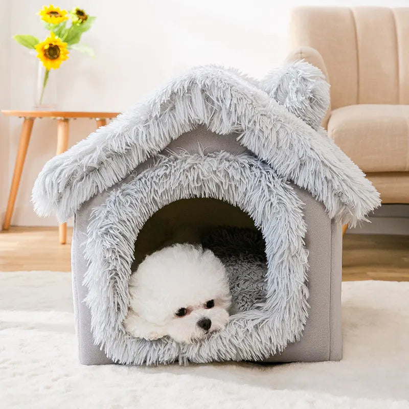 Dog or Cat Kennel Indoor Soft, Cosy & Comfortable Bed House