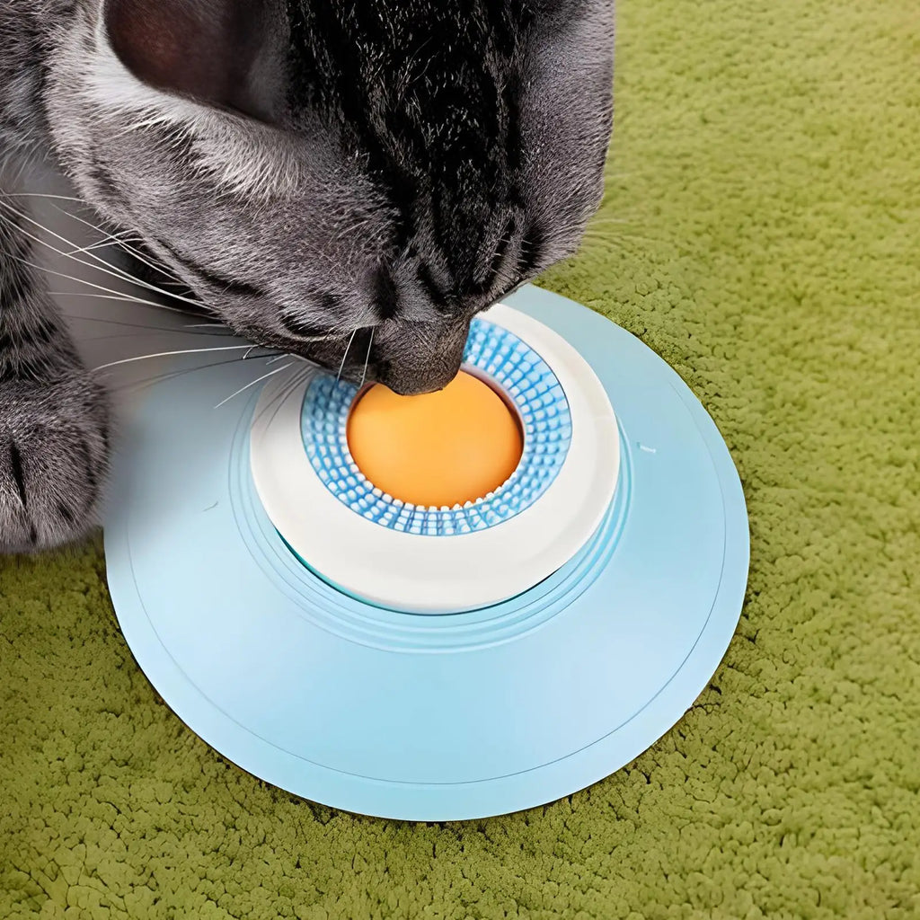 Pet Licking Bowl with Suction Cup. Great for Pet Tongue Cleaning, Smell & Calming for Dogs & Cat Wet Food