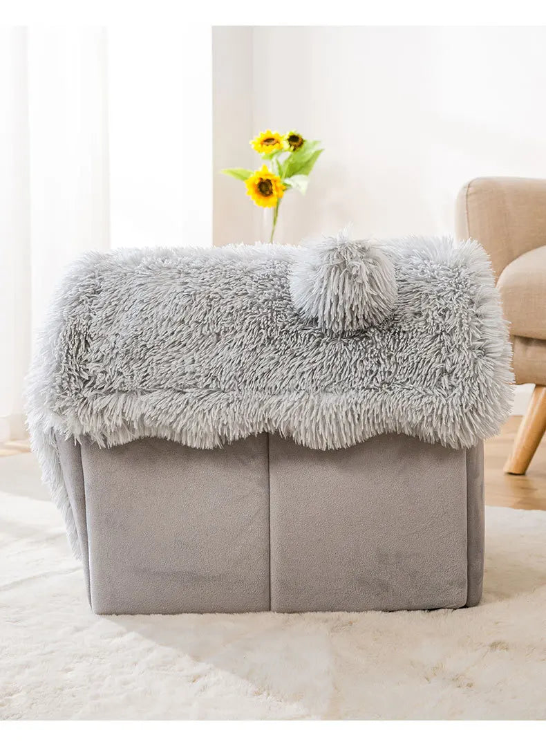 Dog or Cat Kennel Indoor Soft, Cosy & Comfortable Bed House