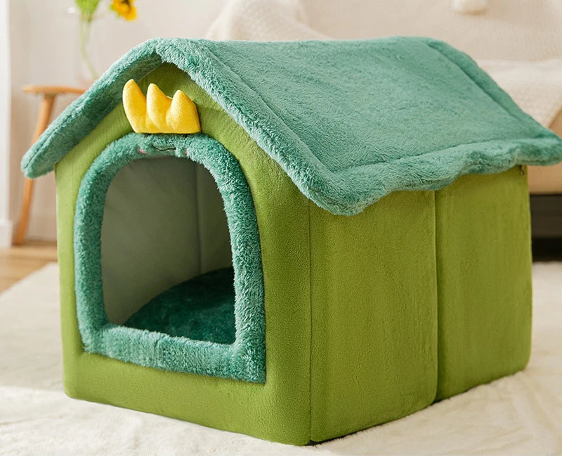 Dog or Cat Kennel Indoor Soft, Cosy & Comfortable Bed House
