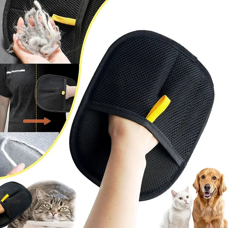 Pet Hair Removal Glove perfect for Dog and Cat hair removal from Sofas, Carpet and clothes.