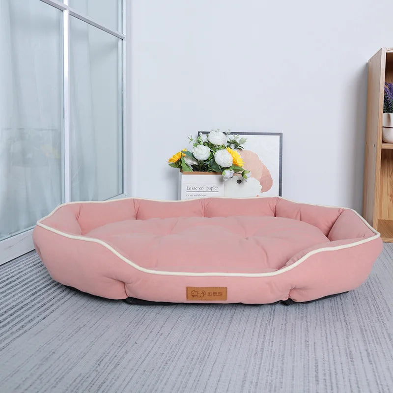Pet Sofa Bed for Dogs or Cats in different colour & sizes - Pink, Green, Grey, Khaki