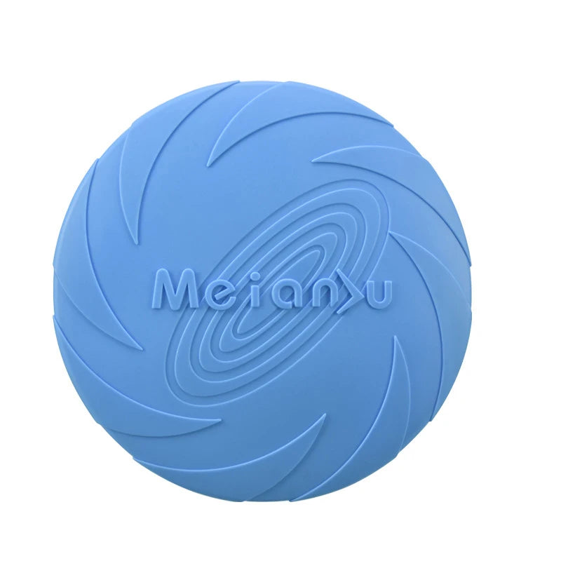 Dog Toys Silicone Flying Disc Multicolor Resistant Chew Toy Outdoor Game & Training
