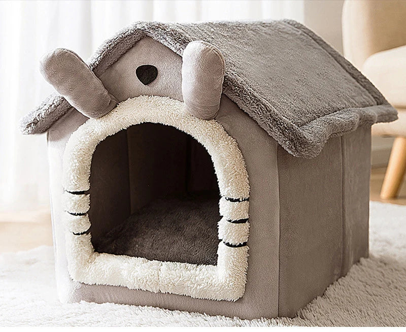 Dog or Cat Kennel Indoor Soft, Cosy & Comfortable Bed House
