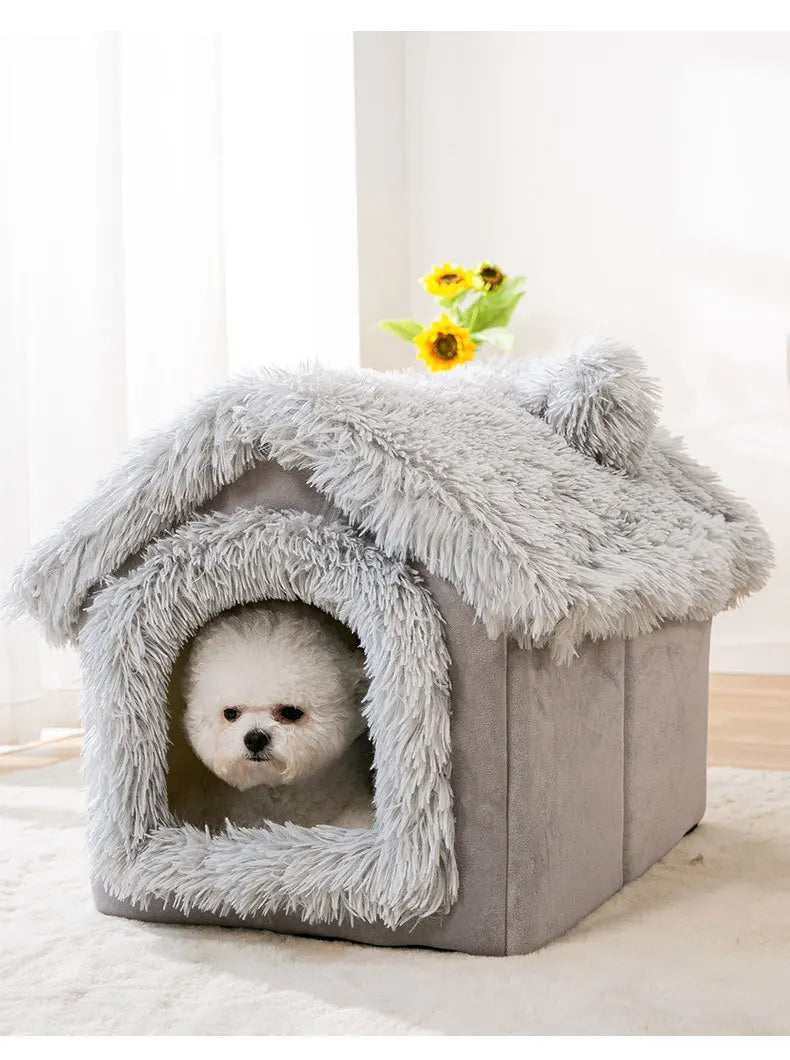 Dog or Cat Kennel Indoor Soft, Cosy & Comfortable Bed House