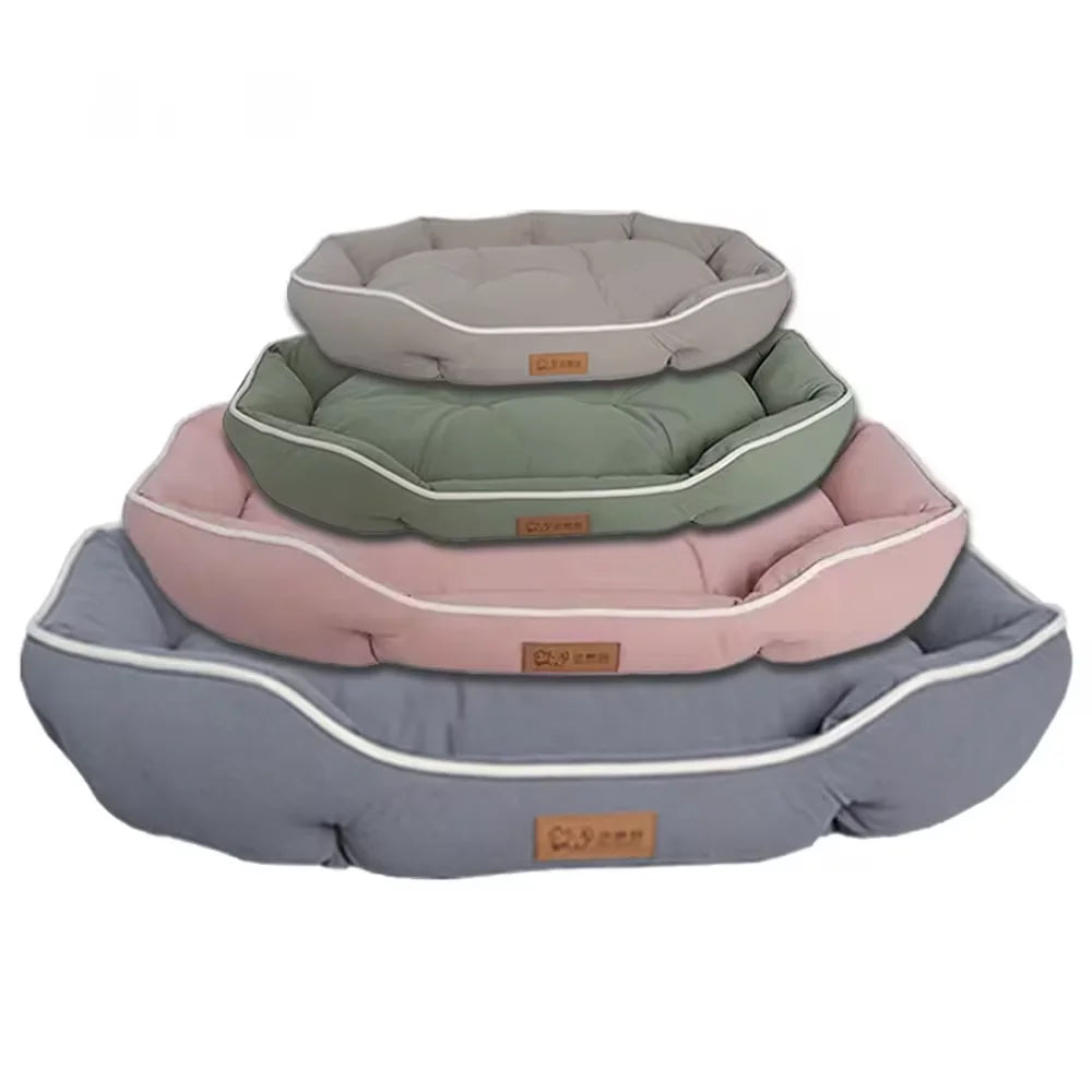 Pet Sofa Bed for Dogs or Cats in different colour & sizes - Pink, Green, Grey, Khaki
